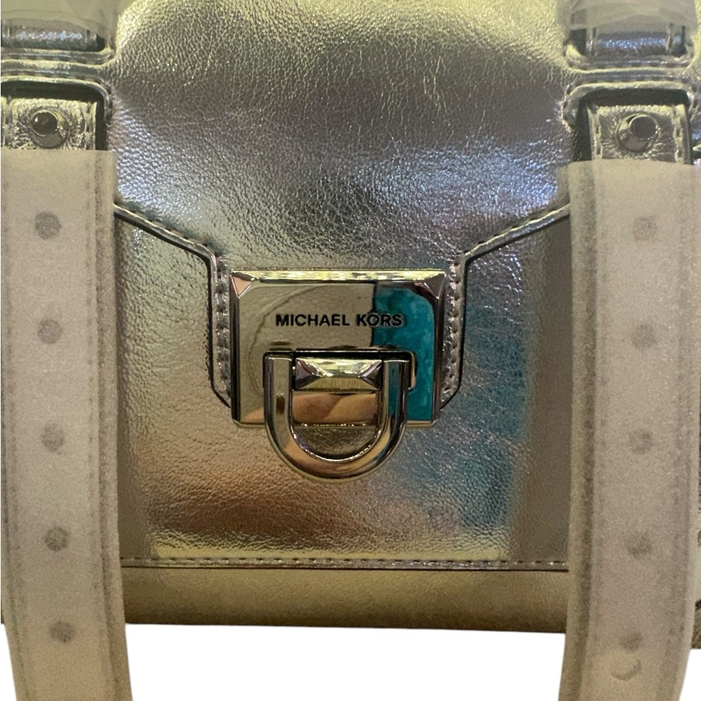 MICHAEL Michael Kors Silver Satchel